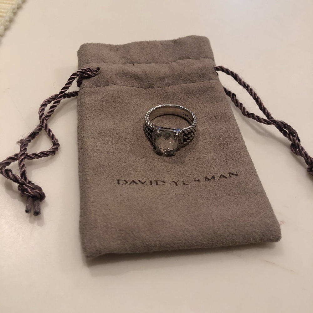 David Yurman Petite Wheaton Ring With Prasiolite View 4
